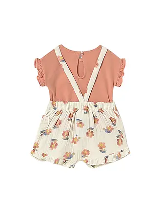 MAYORAL | Ensemble bébé 2 pièces T-shirt et salopette | beige